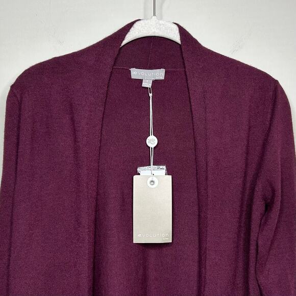 NWT Evolution Open Cardigan Sweater Size S 3/4 Sleeves Stitch Fix - Picture 2 of 10